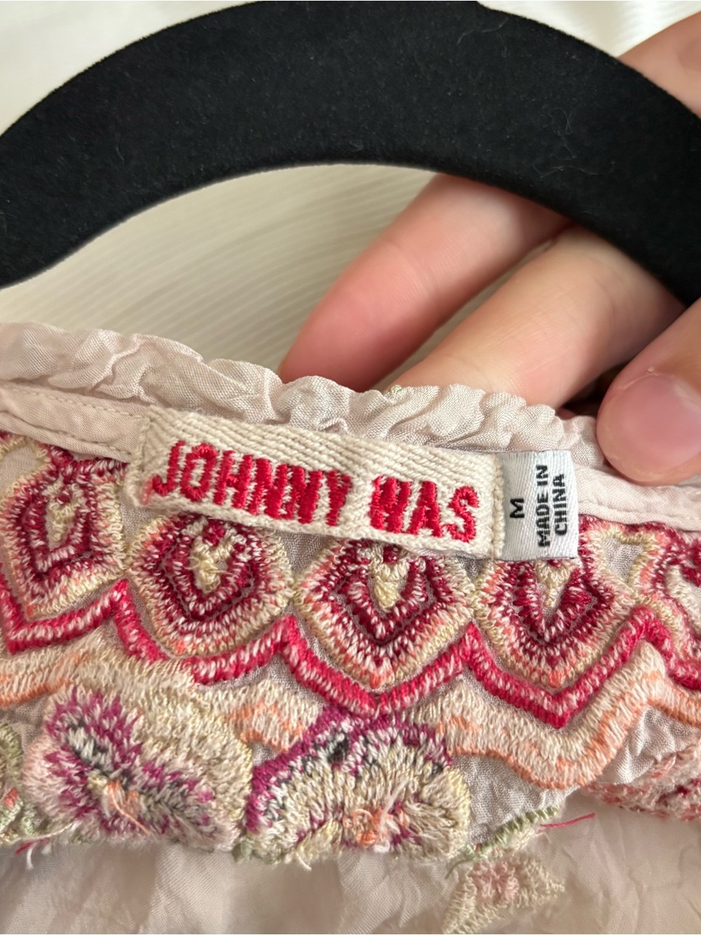 Johnny Was Women's Christabella Embroidered Blouse Size Medium - Picture 5 of 6